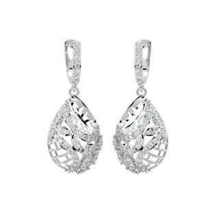 Aggie Round Diamond Earrings